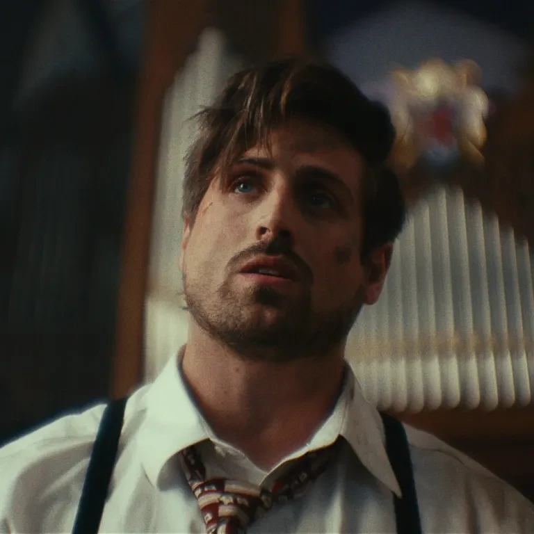 A frame from The Destroying Angel